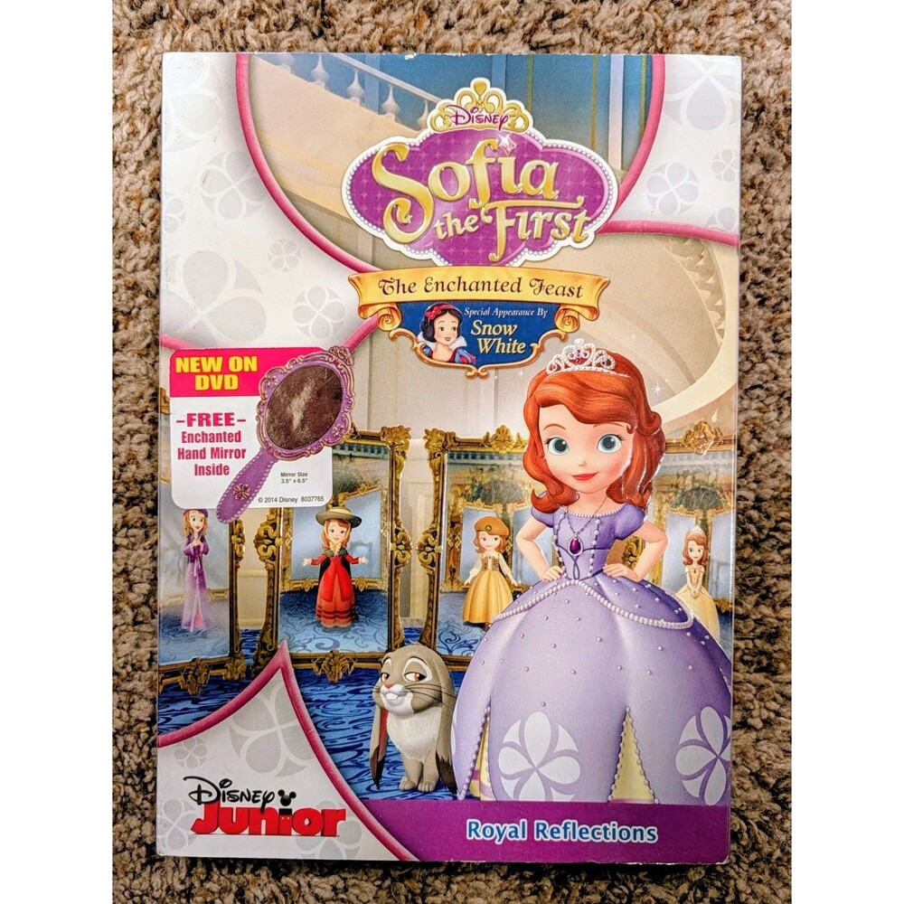Sofia the First: The Enchanted Feast DVD With Slipcover (Snow White Guest App)